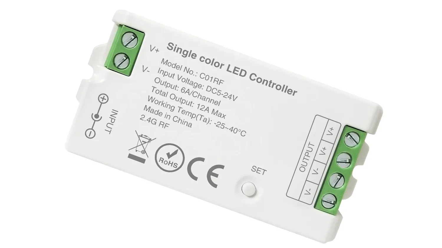 C01rf Single Color Led Strip Dimmer Controller 2.4g Tuya Smart Home