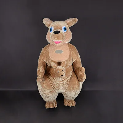 3m High Cute Inflatable Kangaroo Costume Mascot for Advertising