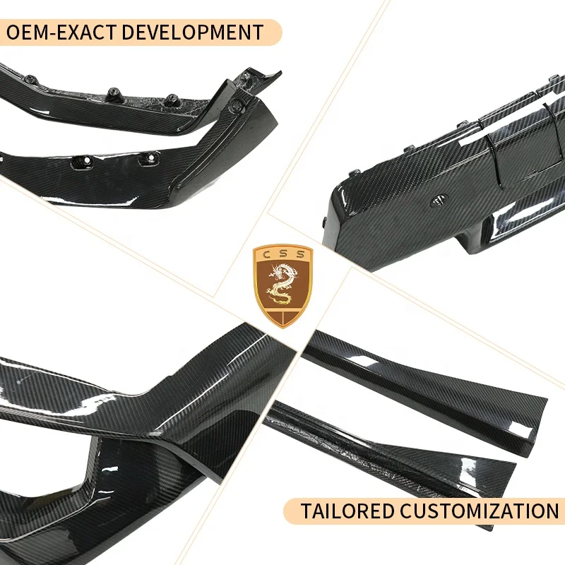 Dry Carbon Fiber M Performance Body Kit for BMW M5 G90 2025 Front Splitter Side Skirt Rear Lip Trunk Spoiler