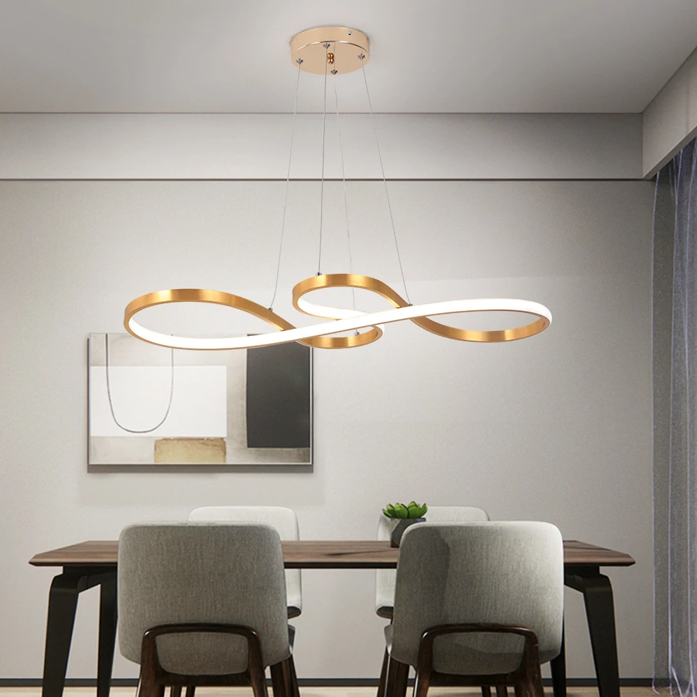 Smart 50W LED Kitchen Island Table Light with Remote Control