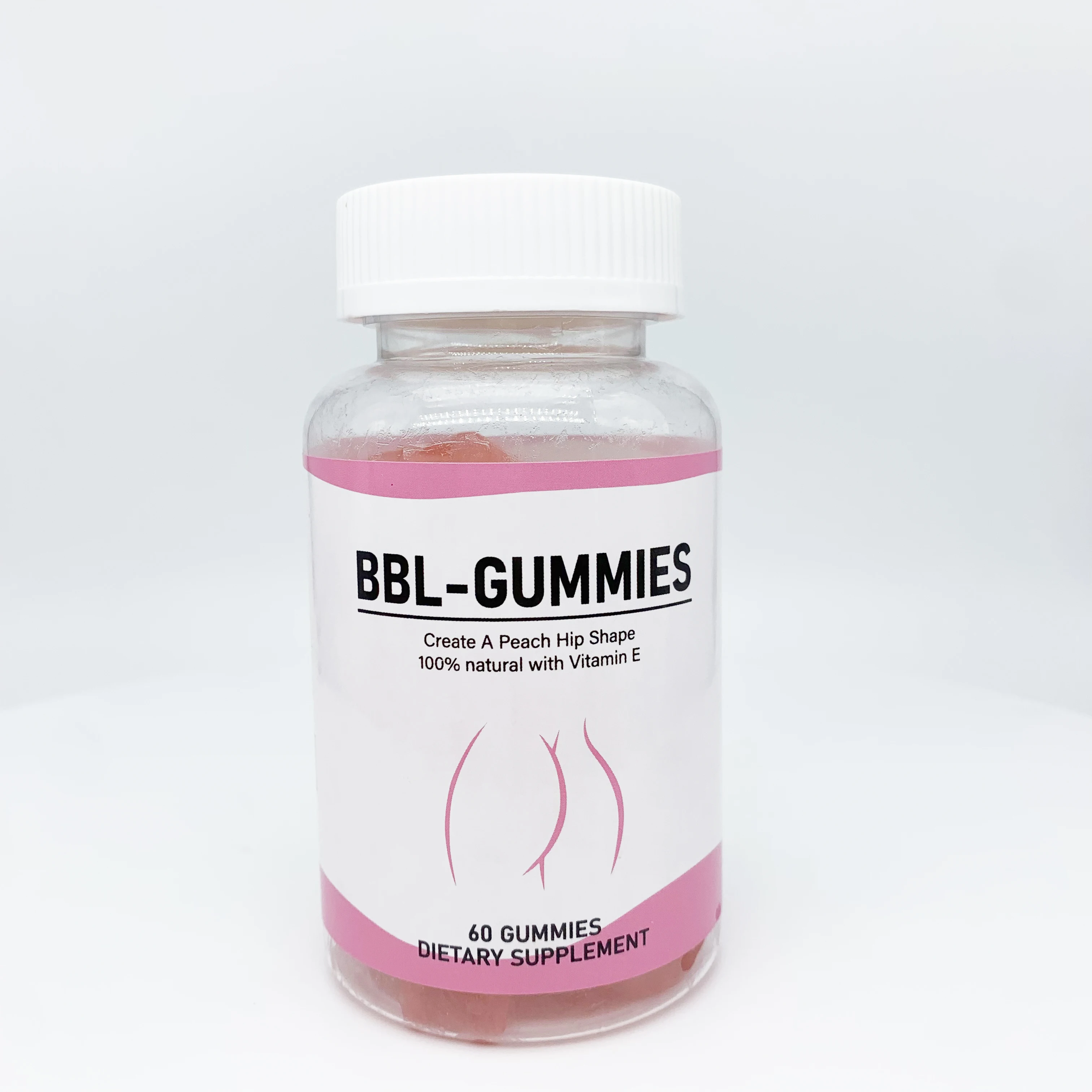 Oem Private Label Butt Booster Booty Gummy Enlargement Hip and Breast Enhancement Gummies