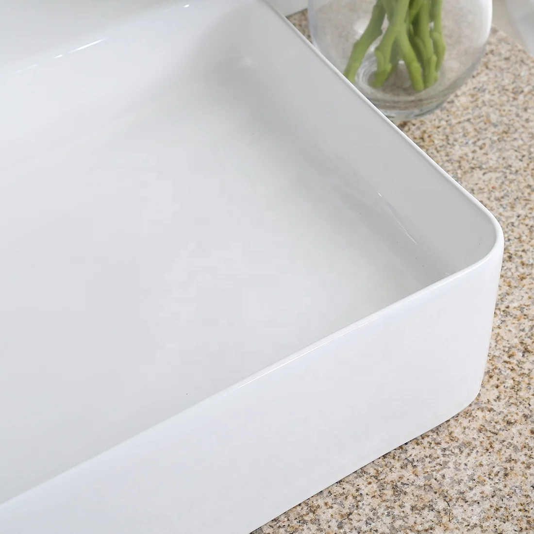 Pattern Wash Basin Surface Countertop Sunken Rectangular Countertop Basin Bathroom Basins Bathroom Sink