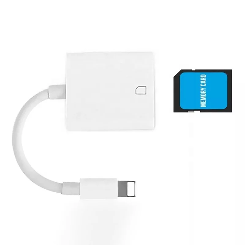 For Apple Lightning To Sd Card Camera Reader For Ipad Sd Card Reader - Buy  For Ipad Sd Card Reader,Lightning To Sd,Lightning Card Reader Product on  