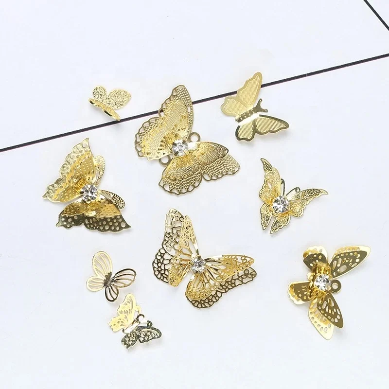 Download 3d Butterfly Shaped Epoxy Uv Jewelry Filling Box Bookmark Copper Sheet Metal Frame Pendant Charm Resin Jewelry Making Buy 3d Carved Metal Butterfly Nail Art Decorations Copper Sheet Jewelry Emulational Style