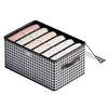 Houndstooth 6-slot transparent lid [44*30*20]