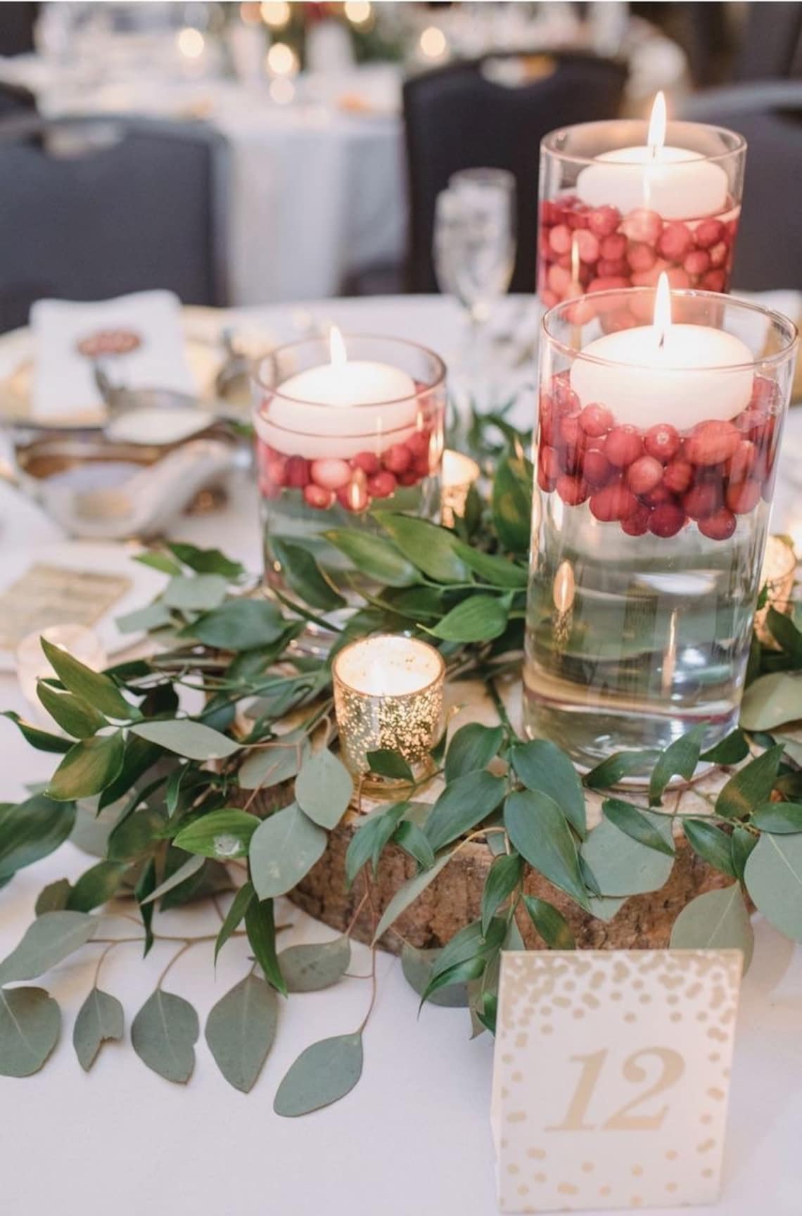 20 Pcs Floating Candles Centerpieces, 1.5 Inch Unscented Floating Ca