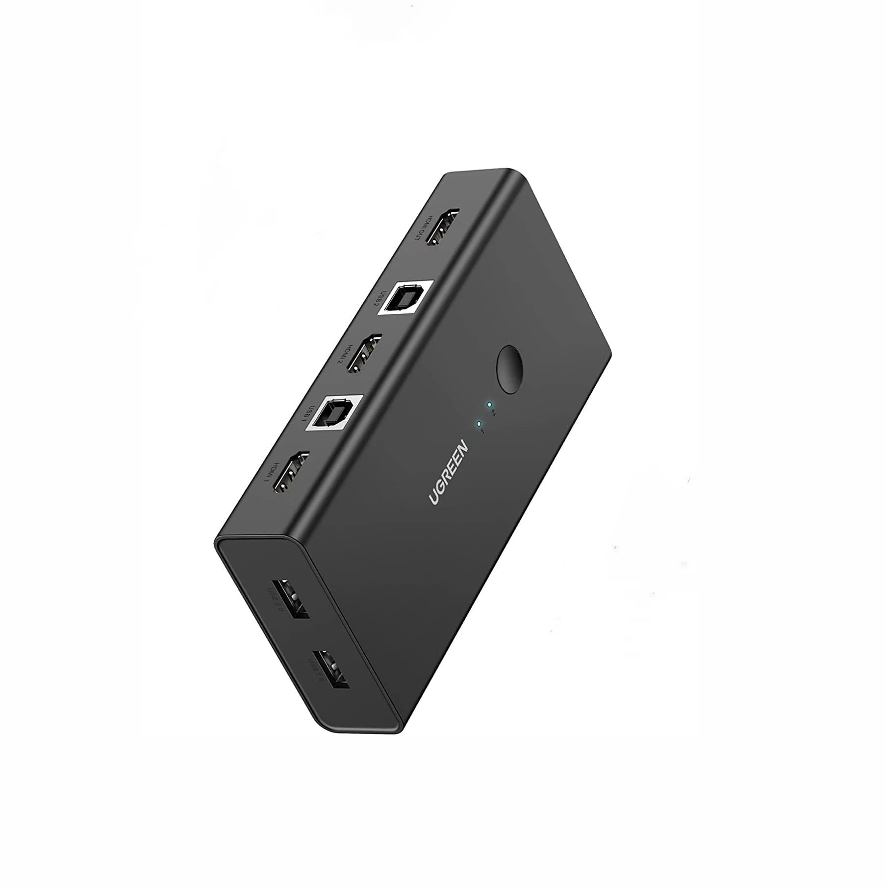 Ugreen Kvm Switch 2 Port Hd-mi And Usb Switcher 2 In 1 Out 4k@30hz Kvm ...