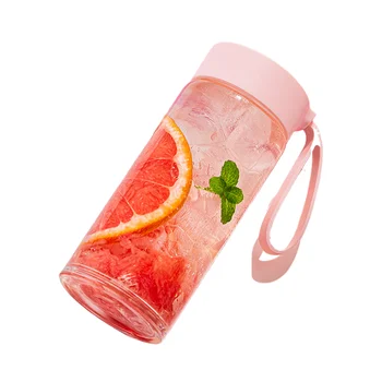 High appearance glass water bottle with lift lid wholesale glass cup with  customized service