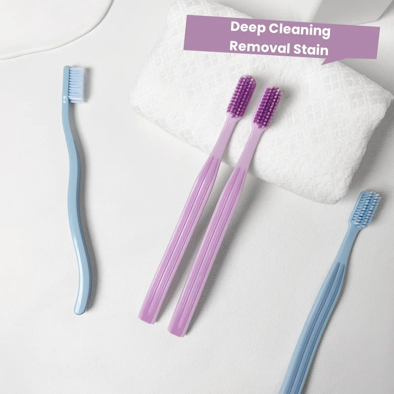 Wholesale 2PCS Ultra Soft Plastic Disposable Toothbrush for Home Use Colorful H18de275762644de9b0d16060fafd854by