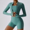 Dark green short