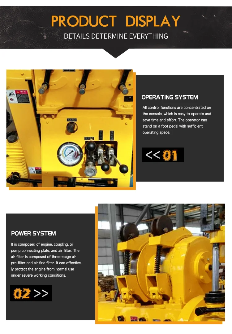 Geotechnical Core Sampling Drill Rig For Mountain Diesel Core Drill ...