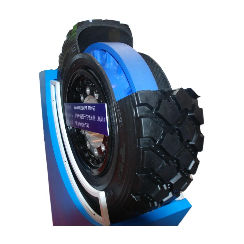 Insert de pneu plat de secours Pneu tout-terrain 335/80R20 pneu camion Corps de soutien interne