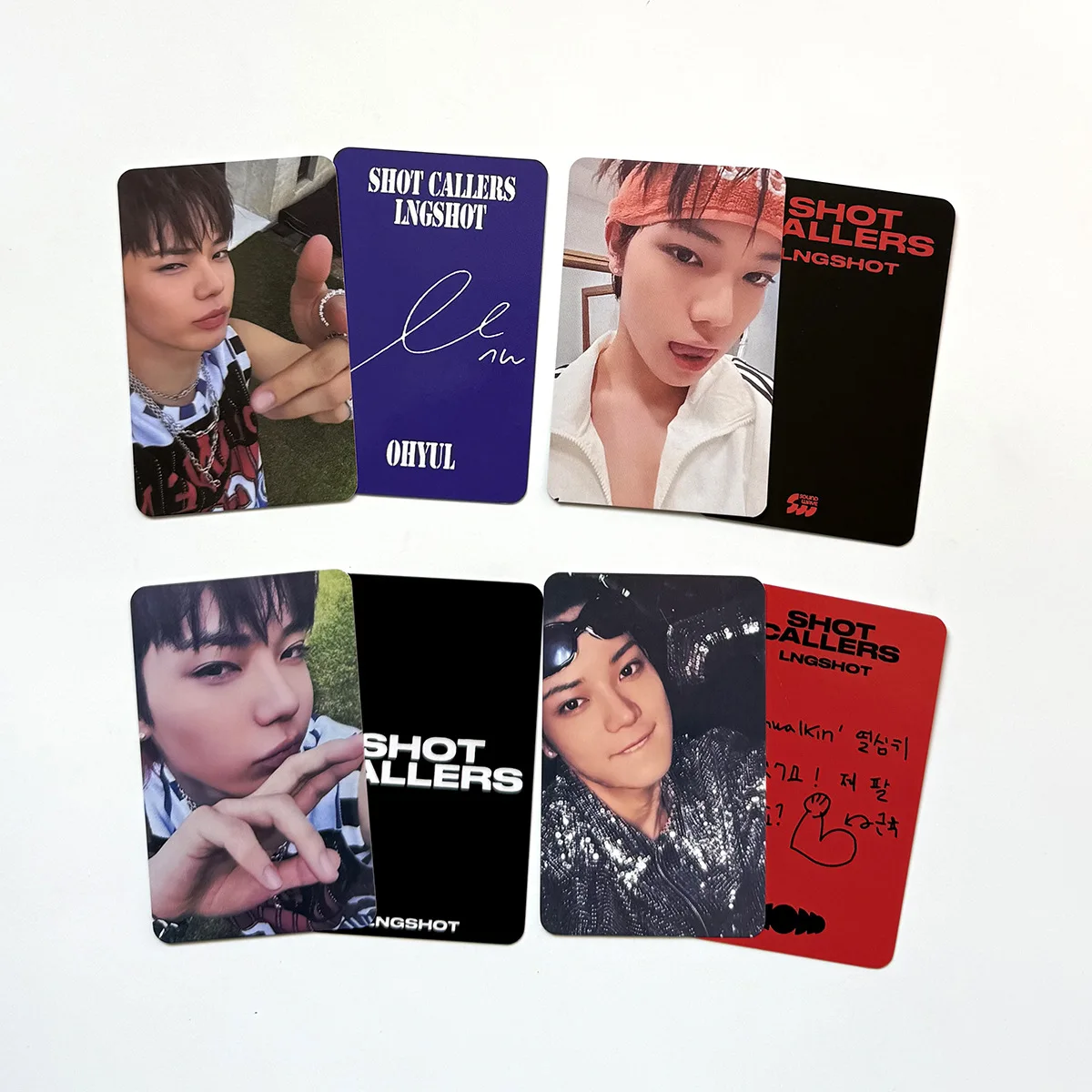 4Pcs/Set KPOP LNGSHOT SHOT CALLERS Album Personal Selfie