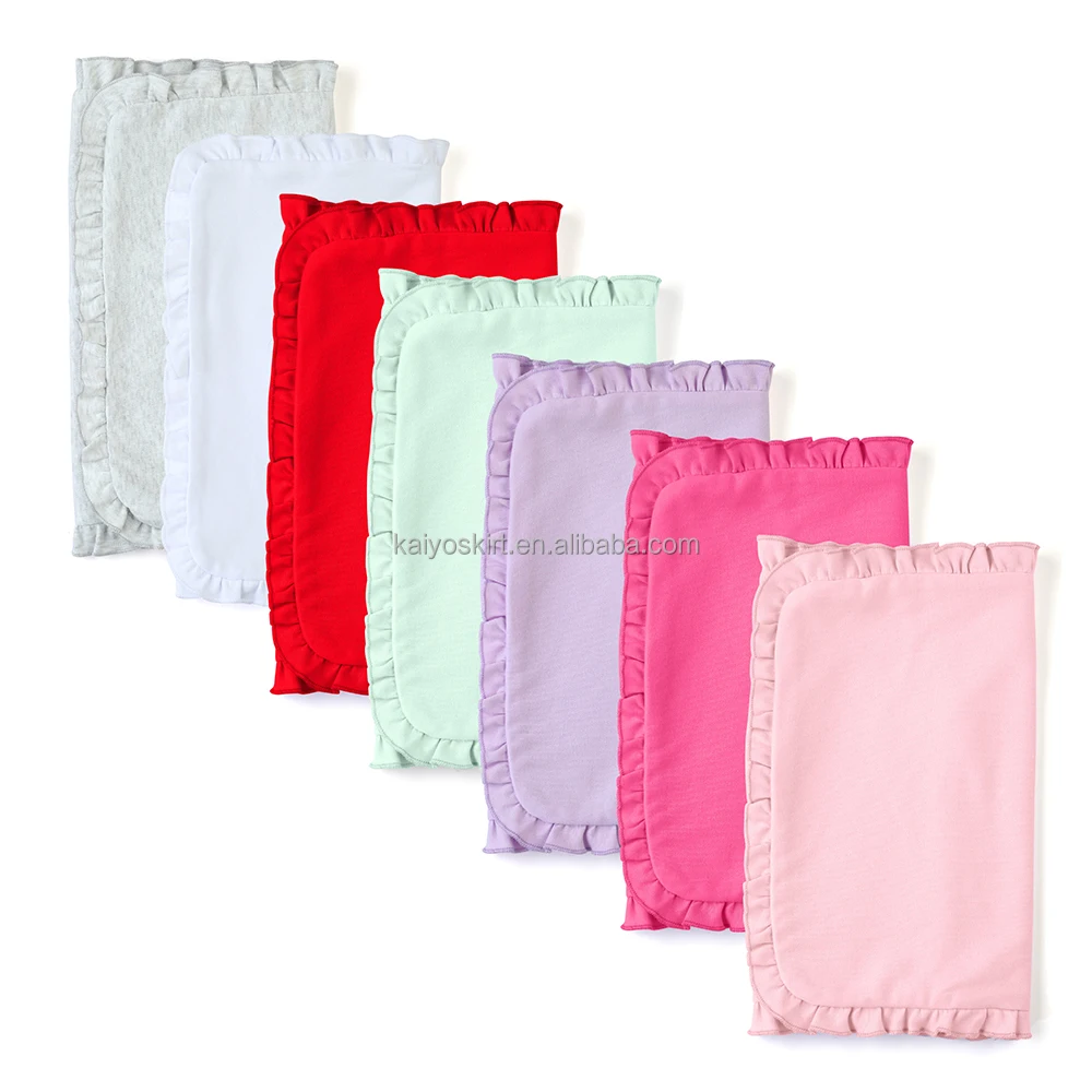 Multifunctional Solid Cotton Blanket Baby Burp Cloth Set Infant Baby