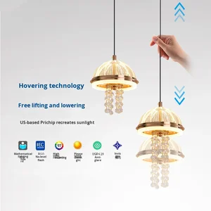 JACKSUN Lighting Modern Minimalist Bedside Pendant Light Acrylic Iron 220V Popular Internet Celebrity Ins Style Small Light