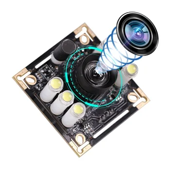 2MP OEM Wide Angle CMOS Sensor 1080P Night Vision Ir CCTV USB Camera Module with Microphone