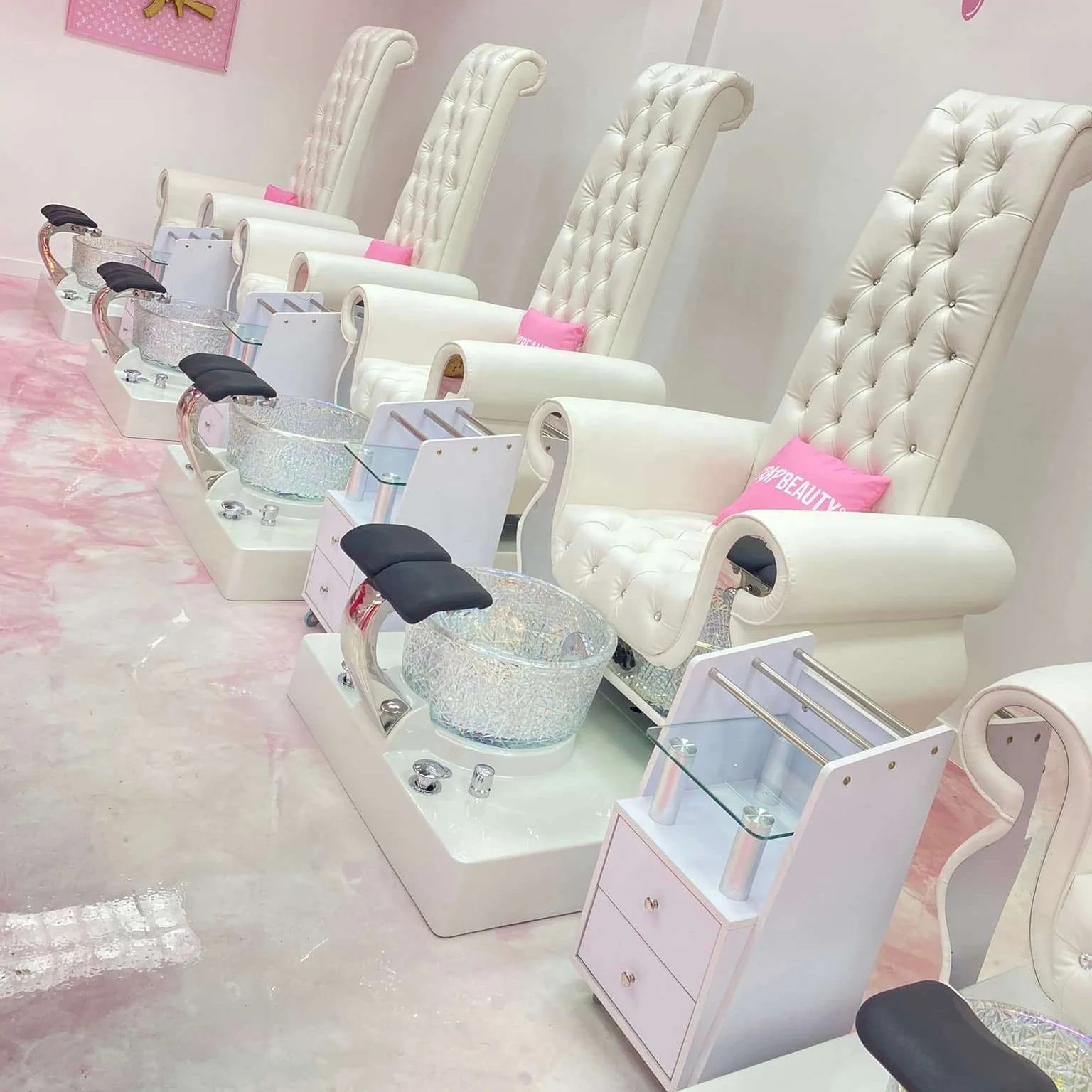 luxury queen throne pedicure spa massage chair for nail salon