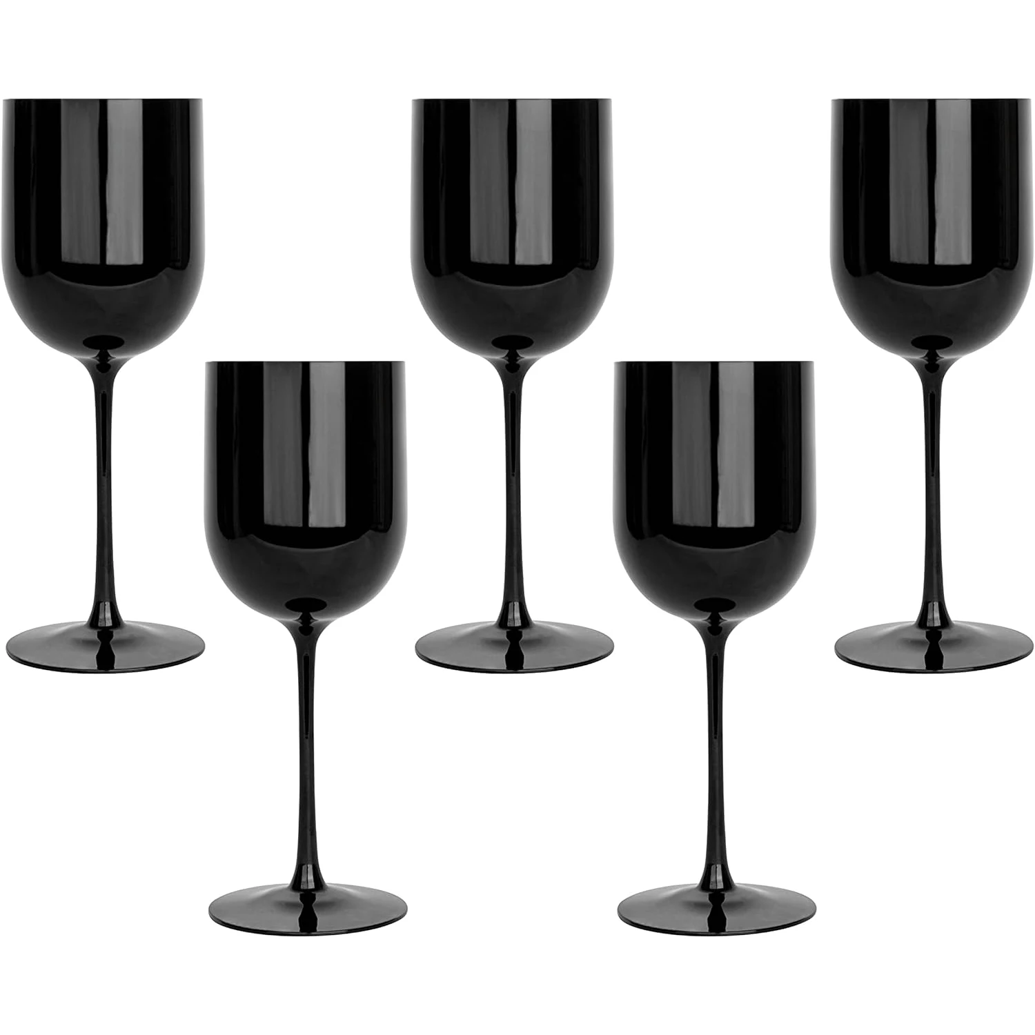 16oz 480ml Customised Painting Logo Minimalist Stemless Plastic Wine Glasses for Party (Tritan/PET)