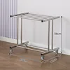 Roue universelle en cristal-monocouche 80cm-corps entier en acier inoxydable