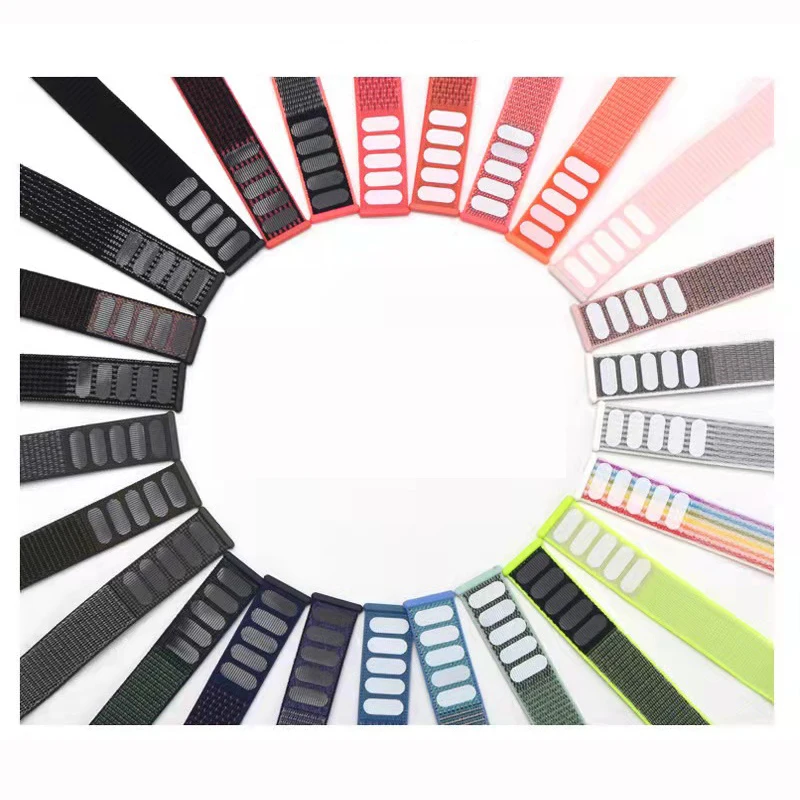 Ремешок нейлоновый для Samsung Galaxy Watch 4 Gear S3 44 мм 46 мм, плетеный спортивный браслет для наручных часов, 20 мм 22 мм