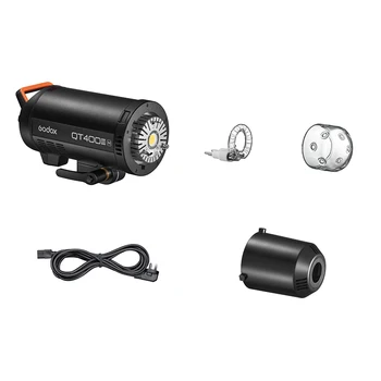GODOX QT400IIIM Studio Moonlight 400W 1/8000s High-speed Built-in 2.4G Wireless System 40W LED Bulb Studio Flash Strobe Light detail image