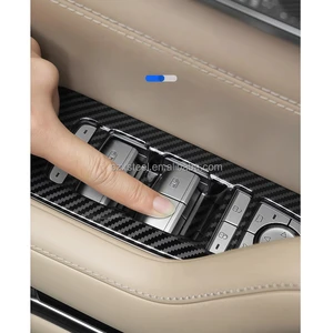 For Equation Leopard 8 ABS Trim Glass Lift Switch Panel Decorative Frame Interior Decorative Paste for Special Panel Protection