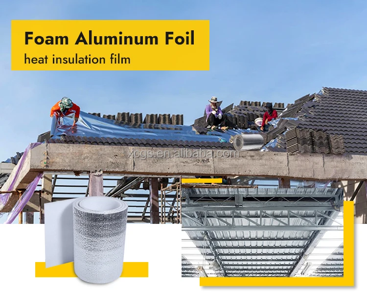 Flexible Foam Insulation Foam Board Roof Insulation Al Closed Cell Epe Foam Al 0 24 M2 K W