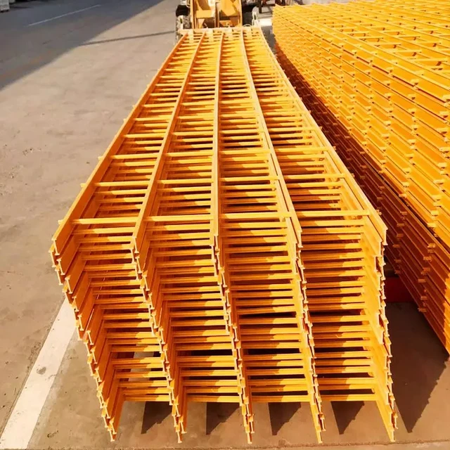 High Strength Anti Pultruded Fiberglass I Beam Bar GRP pultruded grating Fiberglass bracket