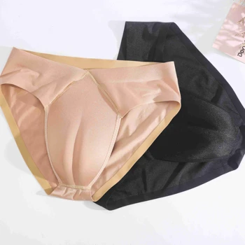 Factory Directly Wholesale 85% Polyamide 15% Spandex Seamless Gender-Bender Briefs for Men Breathable Butt Padded Panties Adults