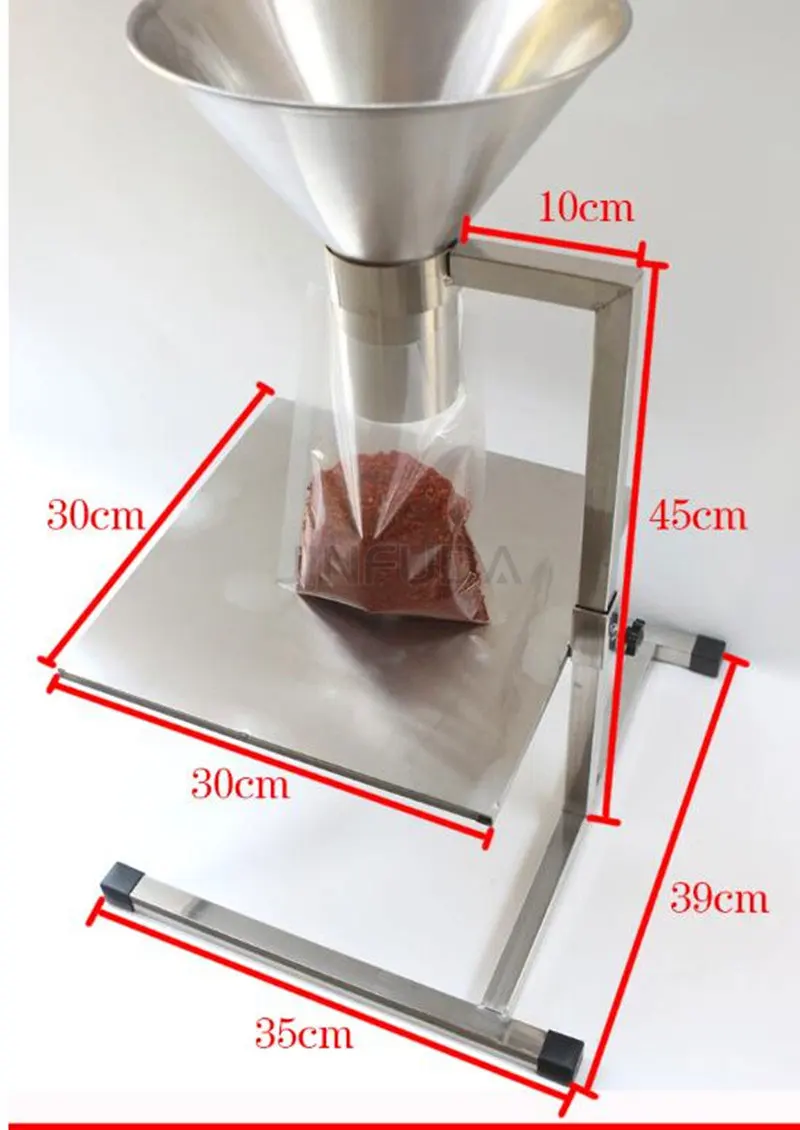 スタンド付き ステンレス 漏斗 粉末ペースト 液体 顆粒 10cm 3.9インチ 高さ調節可能な2/3cmの多目的ステンレス鋼漏斗は、液体粒子と