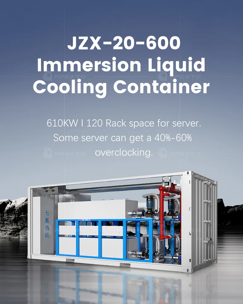 Overlocking Server 600kW Smart Remote Management Dry Cooler Oil Liquid Immersion Cooling Tank System