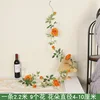 One orange Diana flower vine made of plastic