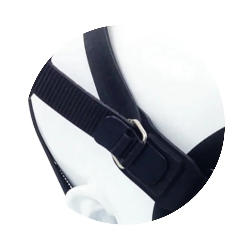 SCBA Mask PPE Breathing Large Visual Field Low Weight Gas Mask Rescue for Firemen Chemical Industry Scientific Treatment