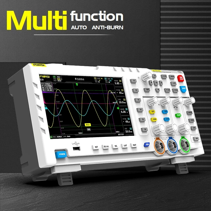 FNIRSI digital handheld Oscilloscope LCR Transistor Tester 2 In 1 DSO-TC2 PWM Square Waves Output Oscilloscope