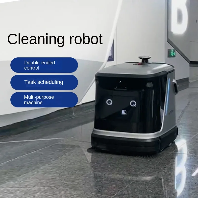 Yunli Xiaoqi Akıllı Binekli Süpürme Robotu Ticari Çok Fonksiyonlu Temizlik Robotu AVM'ler İçin Elektrikli