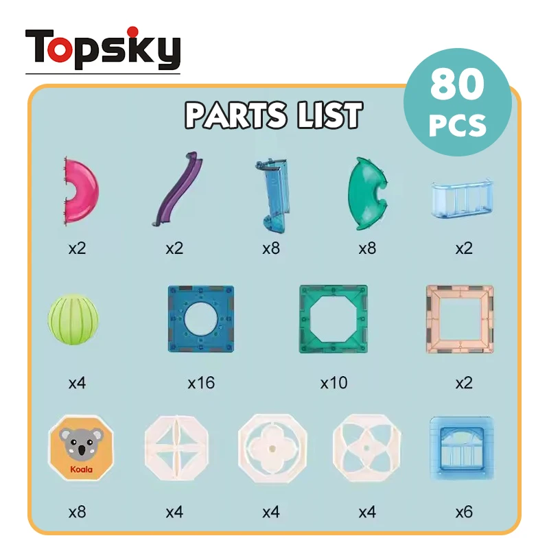 Plastic 3D Colorful Puzzles Stacking Blocks Toys DIY Tiles Clear Construction STEM Preschool Sensory Educational Toys for Kids