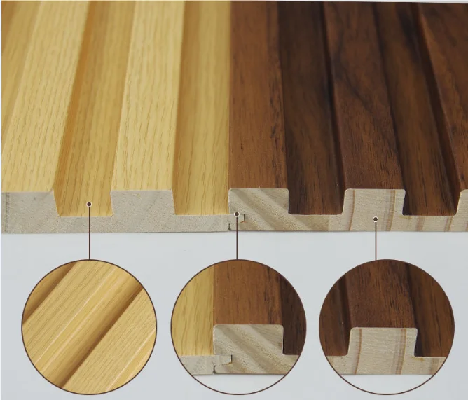 Decorative WPC Wall Cladding Boards Slat Wpc Wall Panels 3d Wpc Wood ...