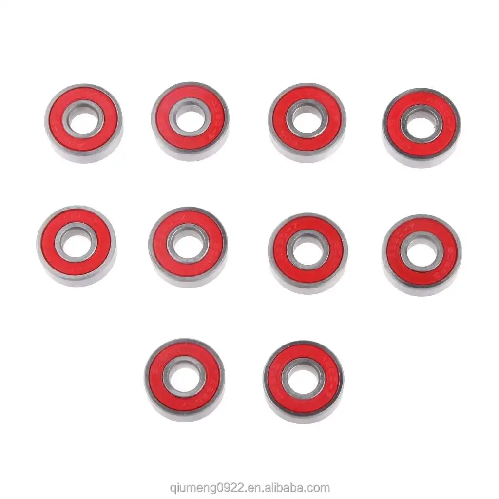Set Of 10 Bearings Skateboard And Roller Skate Abec 7 Speed Bearings