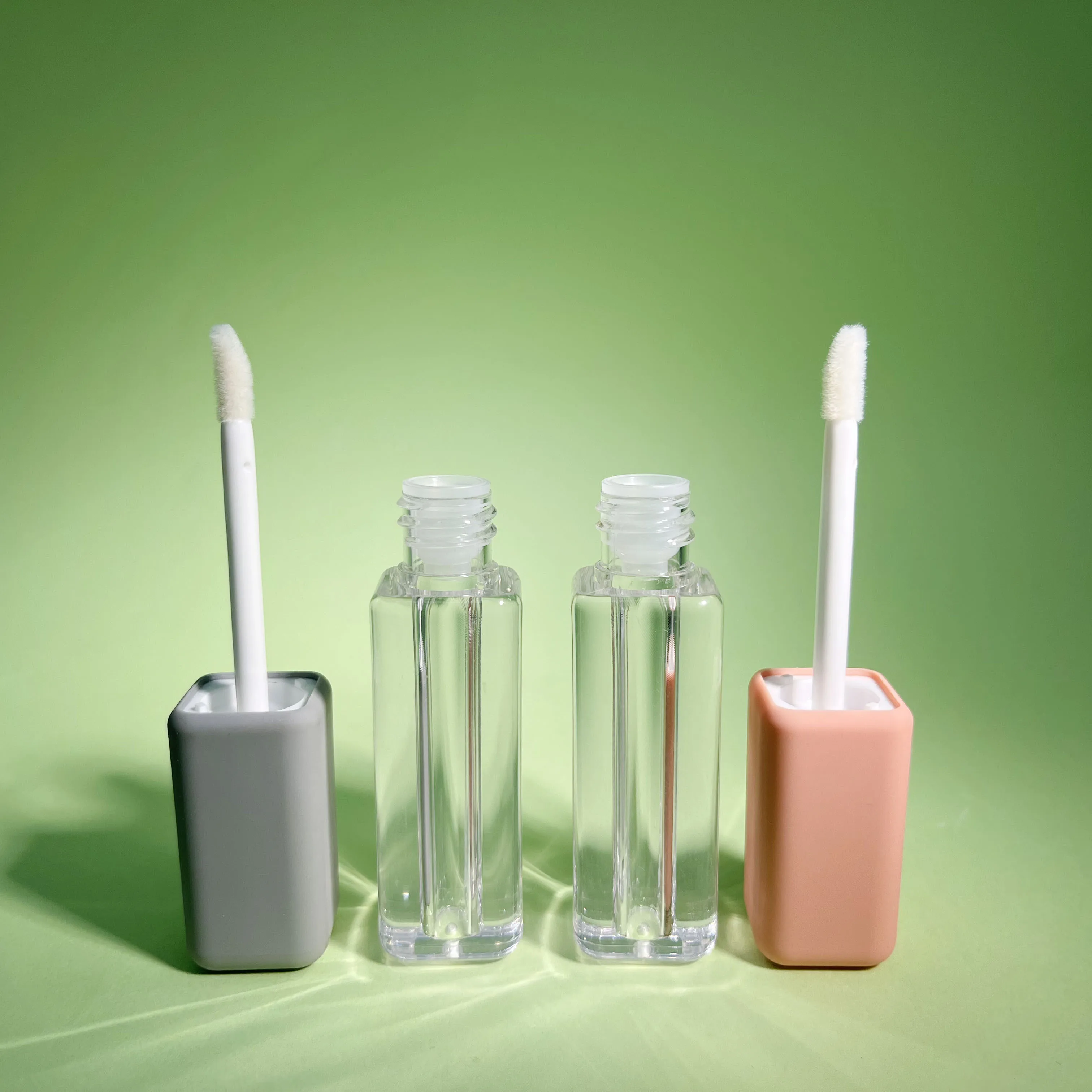 product 25ml hot sale square clear lip gloss tube plastic lip glaze empty tube can be customized color and logo of plastic empty bottle-27