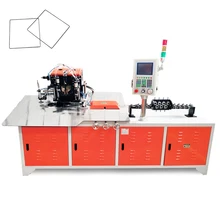 stainless steel metal iron wire bending integrated with butt welder all in one butt welding wire bending and welding machine