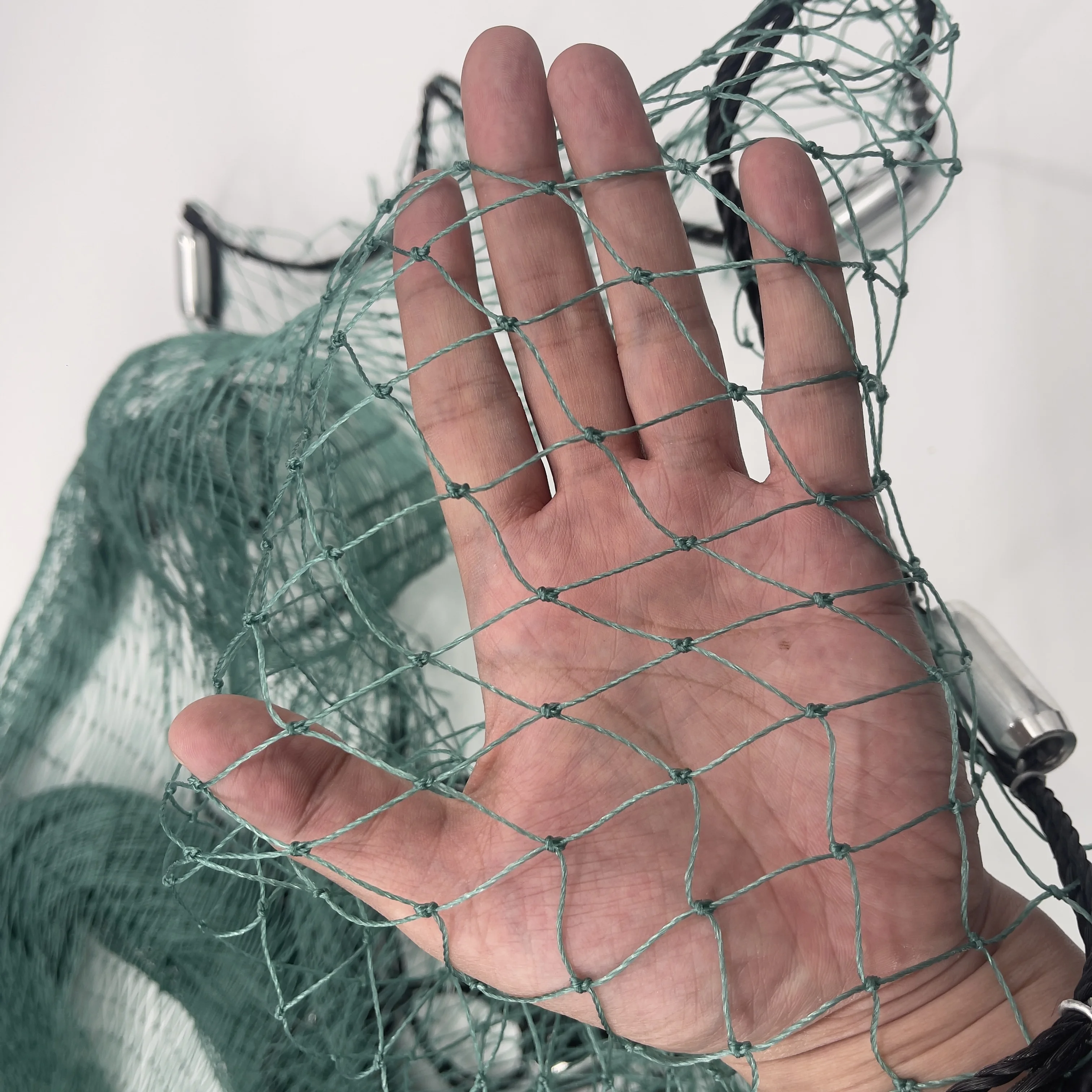 CINGHI LUSSO Fishing Drag Cast Net, Handmade Thermoplastic Material Fishing Seining,Height 2M, Length 50M, Clean Fish Pond Fishing Fish Seedlings, Nets - Canada