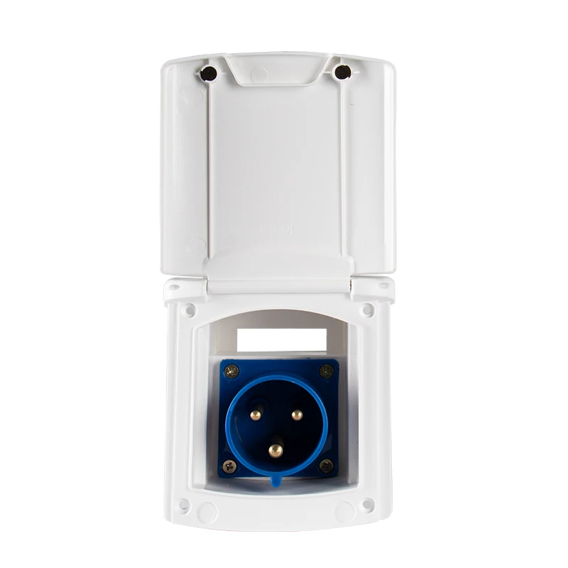 RV Camper 32A 220V-240V External Waterproof Flush Mount Hook up Plug ...