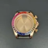 Rose Gold Case Colorful Diamonds