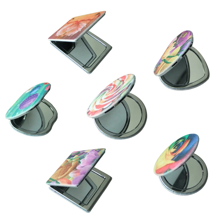 Теплопередающее карманное зеркало складное Сублимационное индивидуальное для