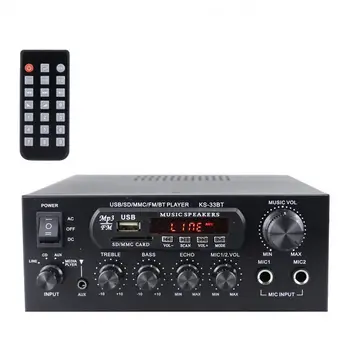 KS-33BT HiFi Digital Amplifier - Bluetooth Stereo, USB, FM Radio