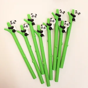 Wholesale Creative Cute Panda Tree Gel Ink Pen With Personalized Printed Custom Logo for Student Stationery