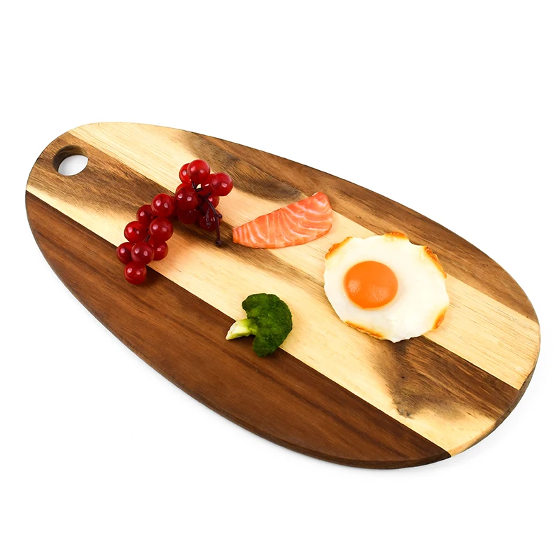 WDF Customized Logo engraved kitchen bamboo wood cutting board tabla de madera para cocina wood chopping board for kitchen use manufacture