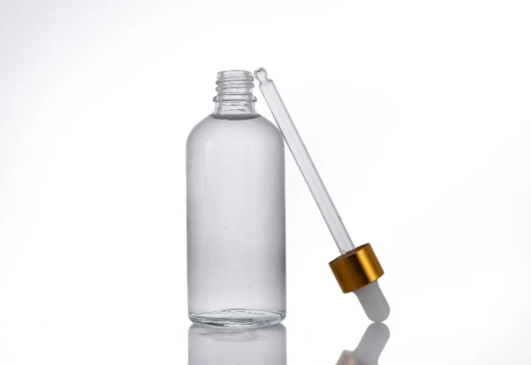 Custom 5ml100ml Small Round Empty Clear Amber Essential Oil Glass