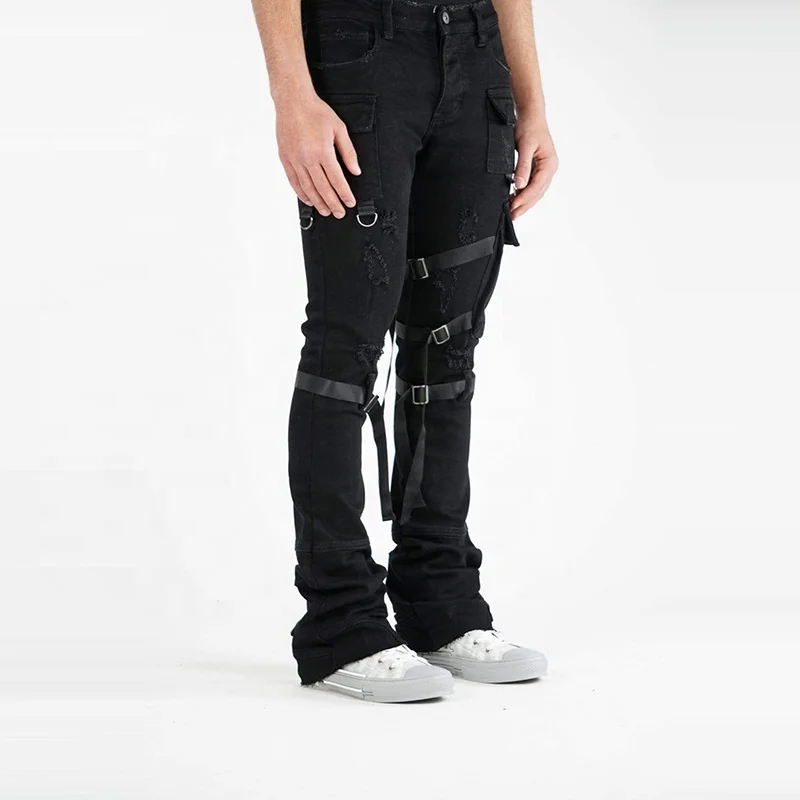 New Fashion Men's Jeans Stacked Design 