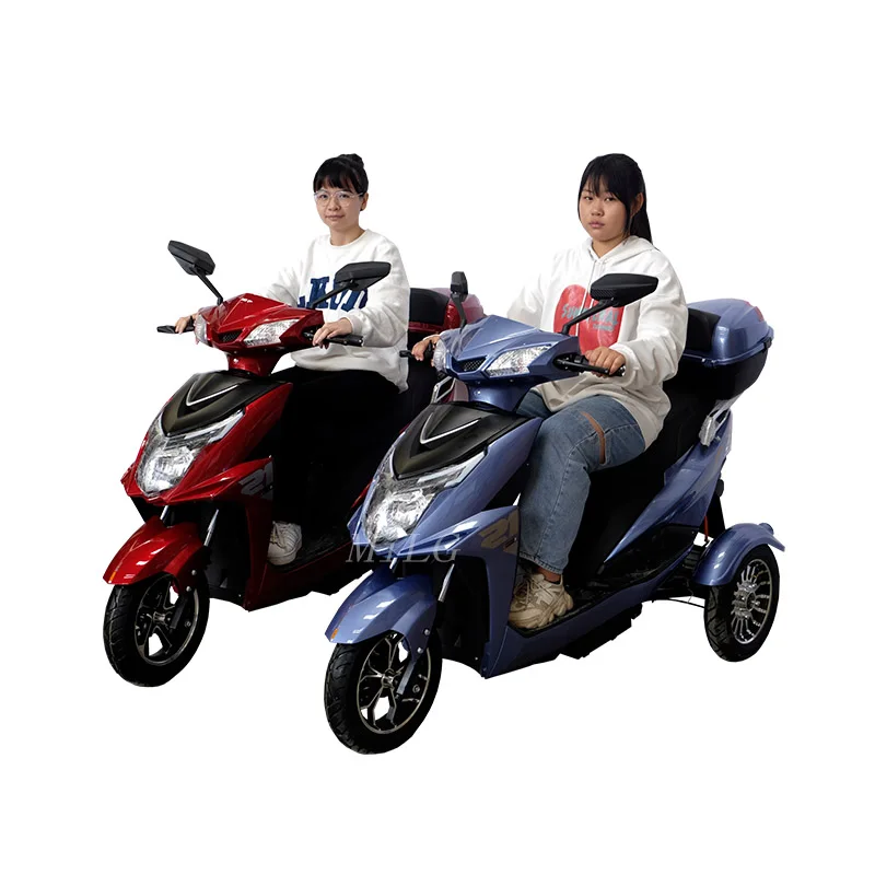 Assisted Pedaling Cabin Wheels for Steering to the Right Electric Cargo Tricycles